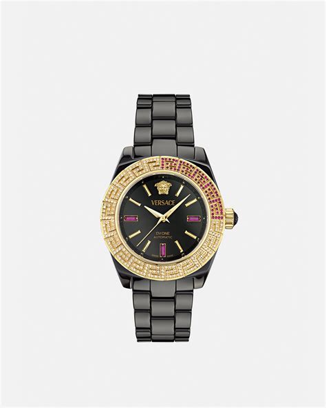 versace era black dial|versace dv one diamond.